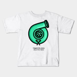 Cutest Turbo - Minty Glow Alien Kids T-Shirt